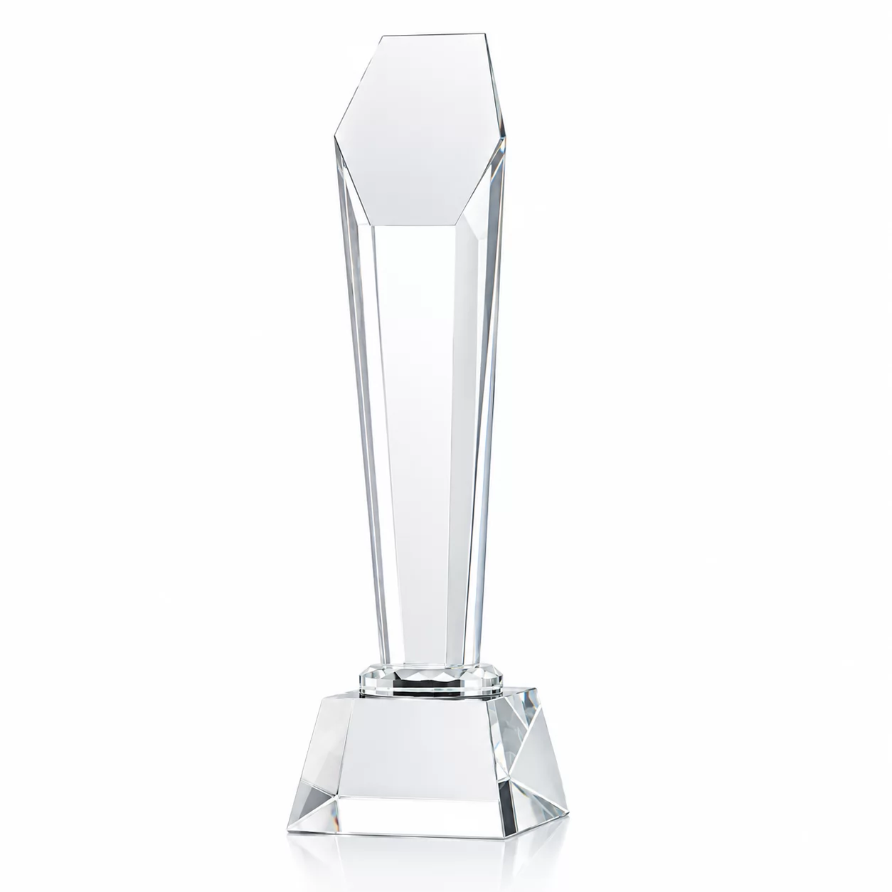The Facet Crystal Trophy – Elegant Award for Leadership & Major Achievements