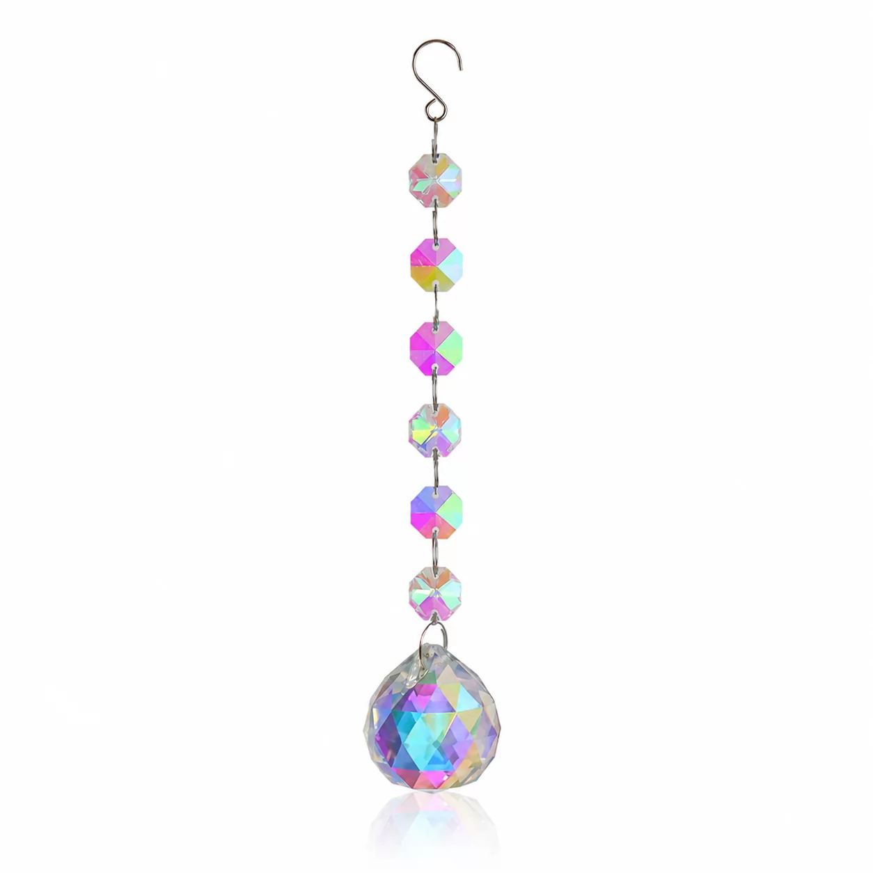Crystal Orb Suncatcher – A Colorful Window Accent for Home & Gift Collections