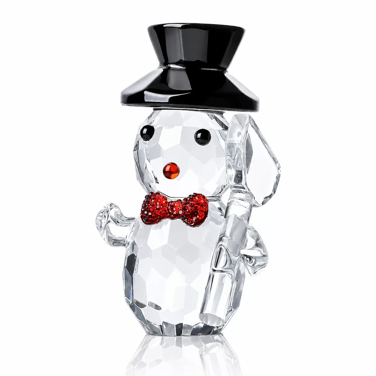 The Crystal Snowman Gentleman – A Charming Winter Keepsake for Holiday Decor