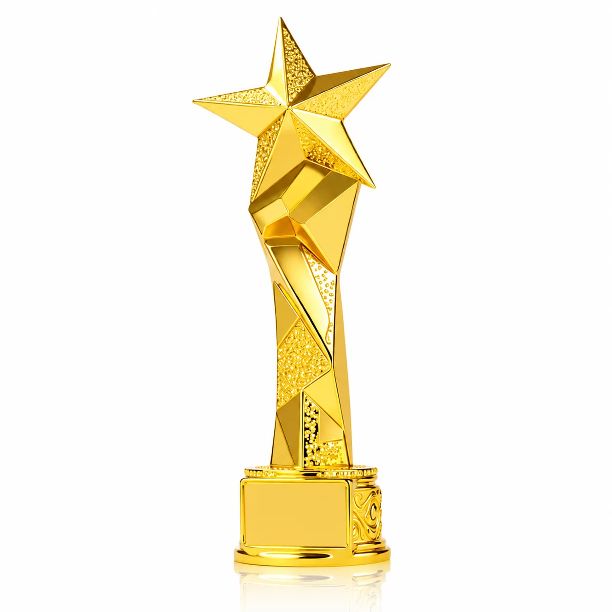 Modern Gold Resin Star Trophy for Achievement, Excellence & Recognition Awardsnition