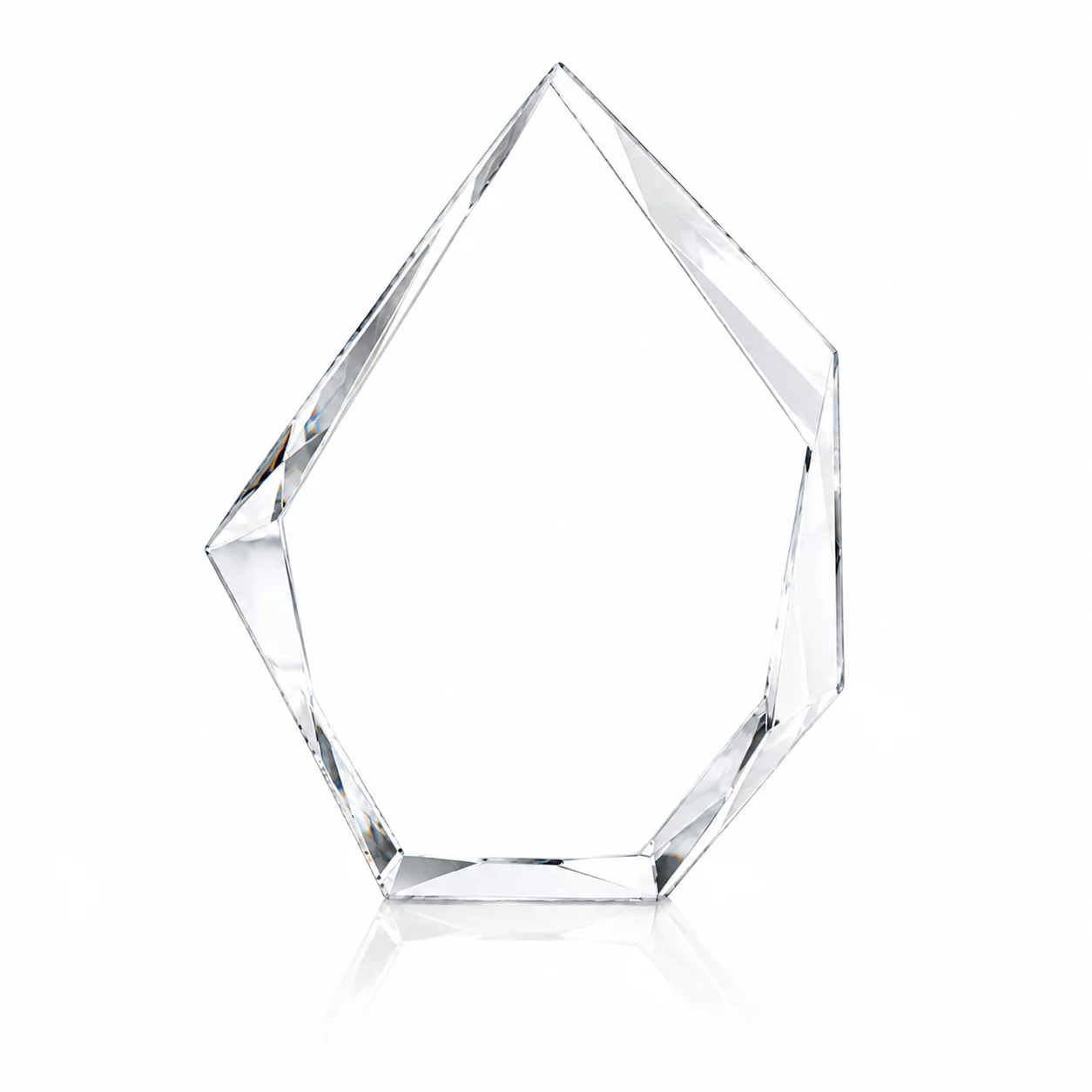 Optical Crystal Iceberg Keepsake for 3D Portrait, Photo & Memorial Engraving