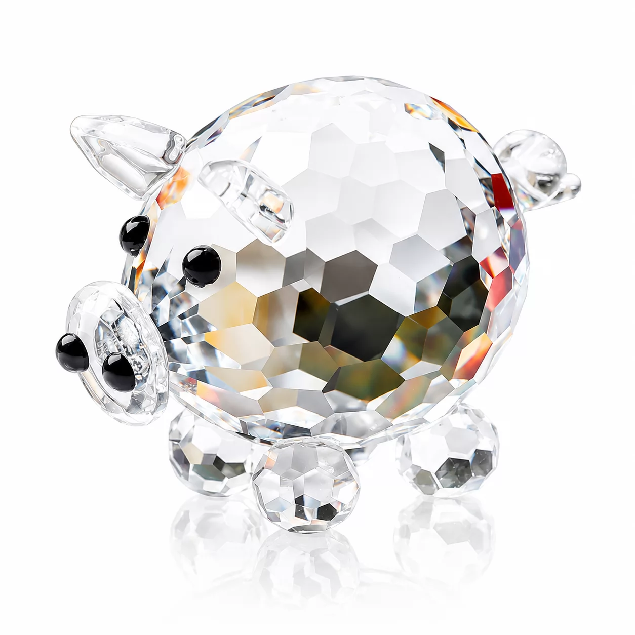 Faceted Crystal Pig Statue for Home Decoration, Collectors & Special Gifts view 2