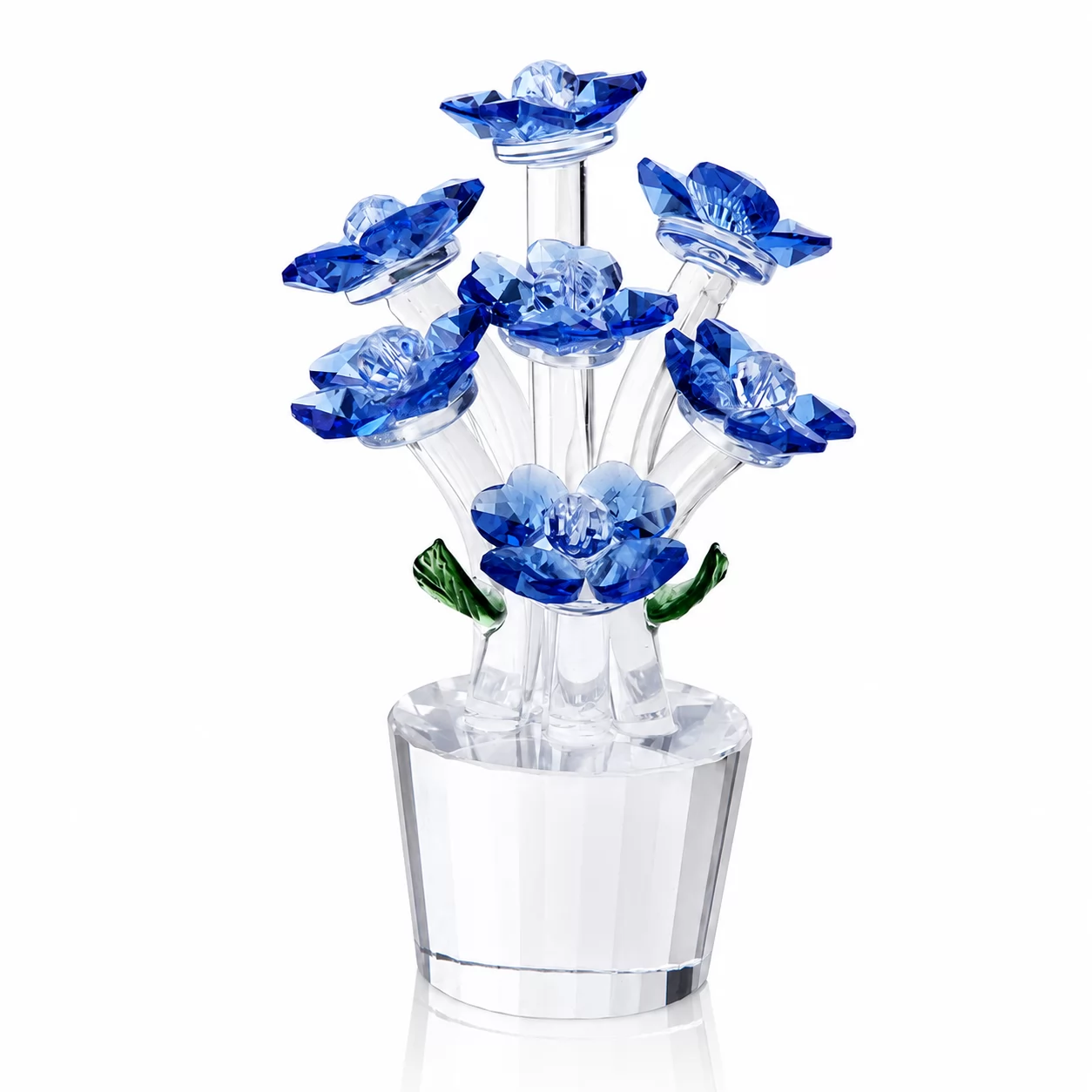 Handcrafted Crystal Flower Centerpiece for Weddings, Hotels & Premium Gifts view 3