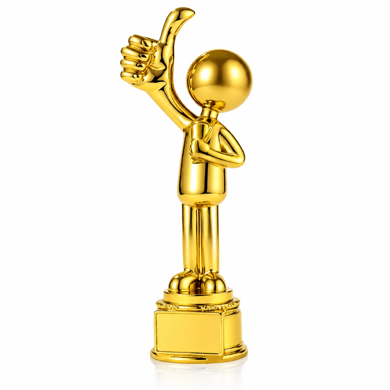 Thumbs Up Achievement Figurine Award for Sales, Service & Performance Recognition