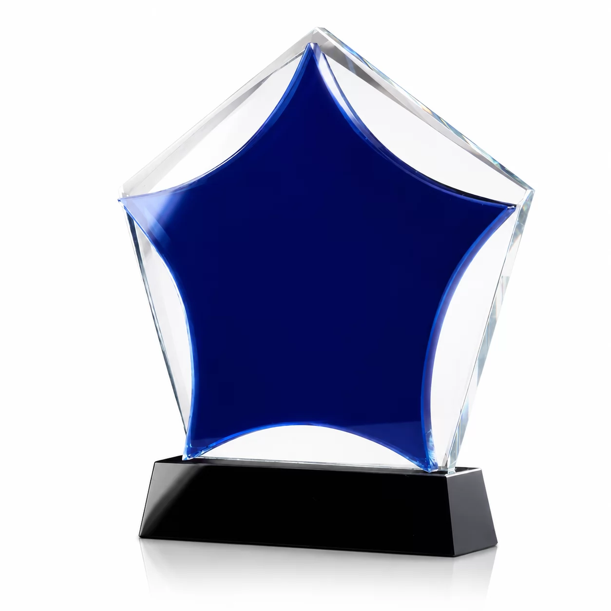 Executive Crystal Crest Trophy for Leadership & Distinguished Service