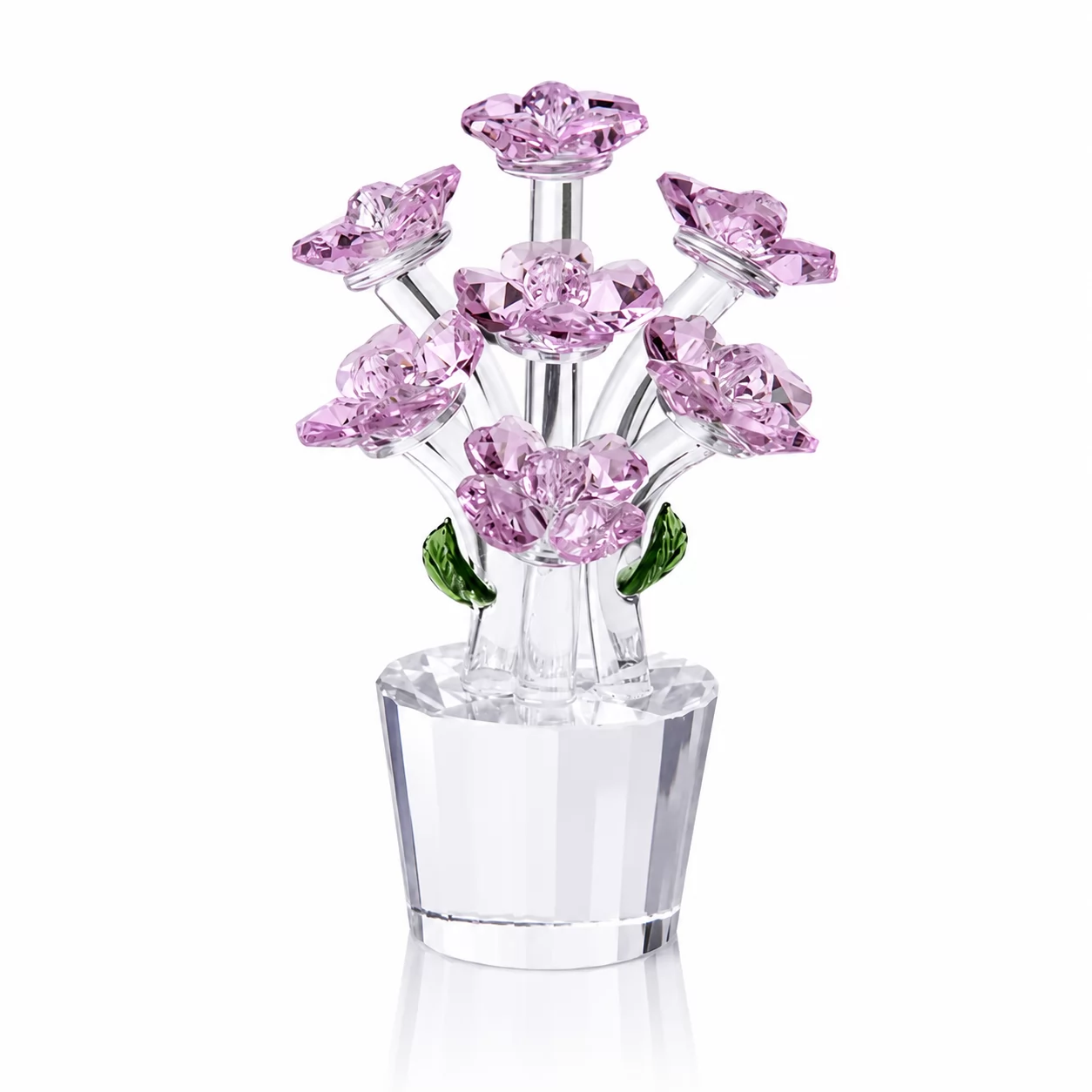 Handcrafted Crystal Flower Centerpiece for Weddings, Hotels & Premium Gifts view 2
