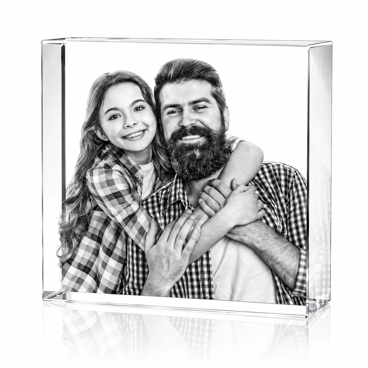 Square Crystal Engraving Blank for 3D Portraits, Business Logos & Souvenirs view 2