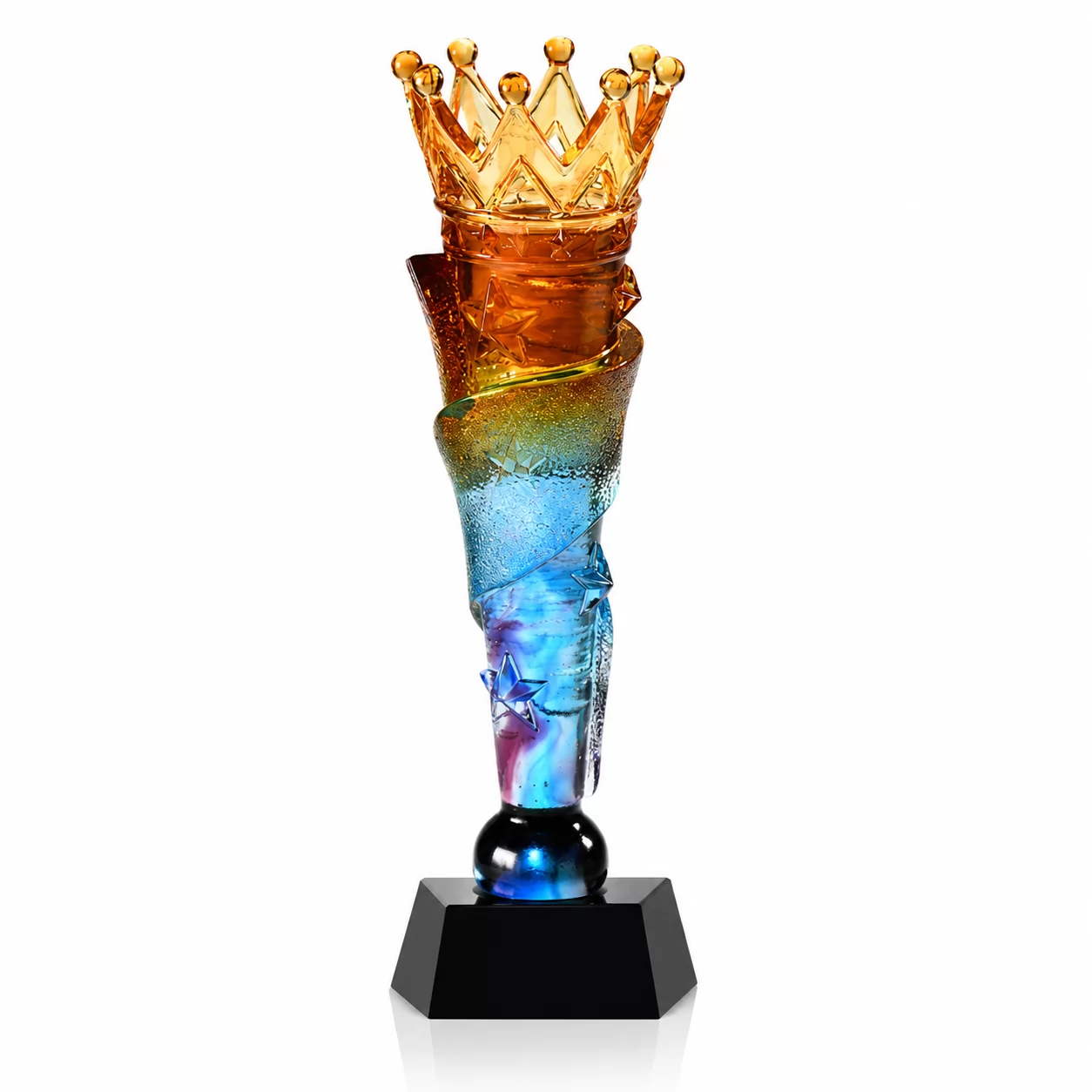Royal Crown Liuli Art Glass Award for Champion & Corporate Recognition