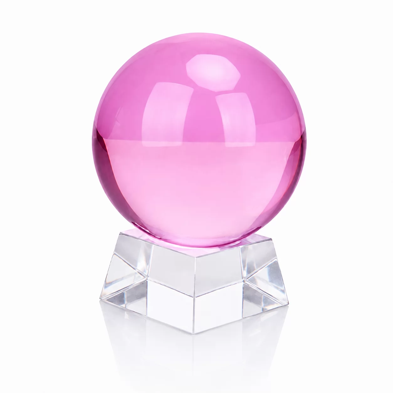 Amethyst Crystal Sphere Ornament – Luxury Purple Gem Accent for Modern Interiors view 2
