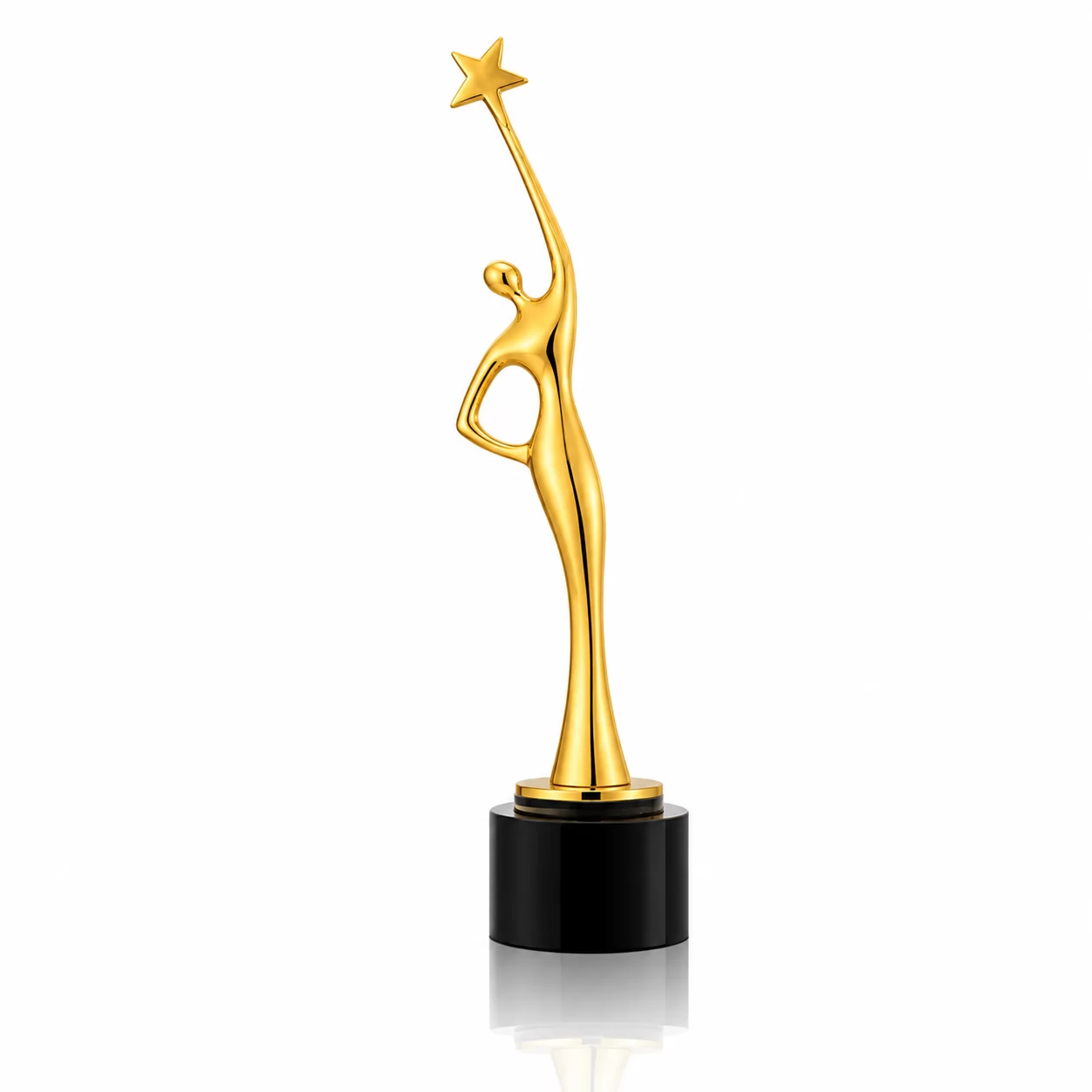 Gold Metal Aspiration Award with Star Figure for Excellence & Leadership