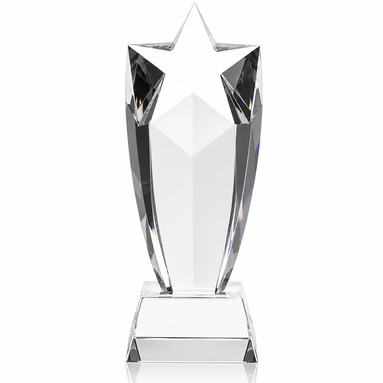 The North Star Crystal Trophy – Elegant Award for Leadership & Success