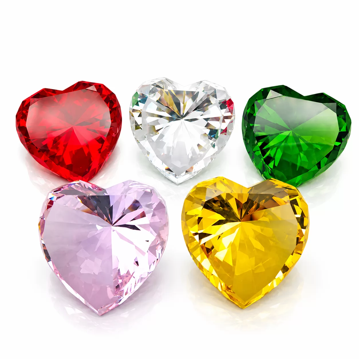 Sapphire Heart Crystal Diamond Ornament – Luxury Gem Decor for Romantic Gifts & Interiors view 3