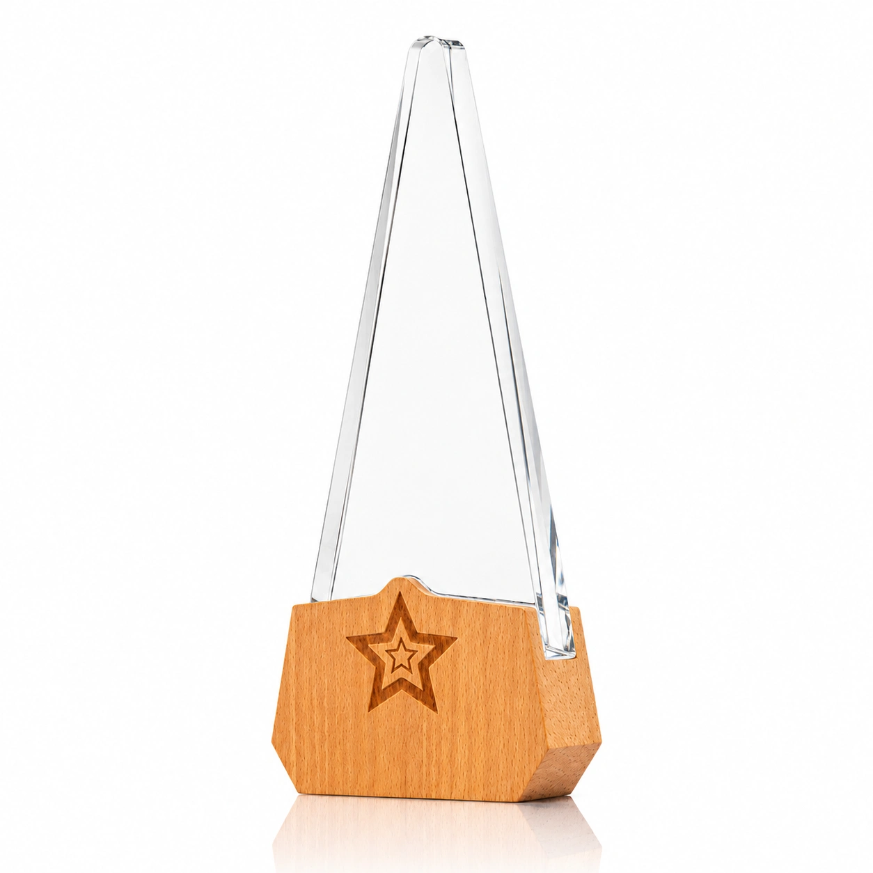 Colorful Peak Crystal Award – Custom Achievement & Excellence Recognition Trophy view 2