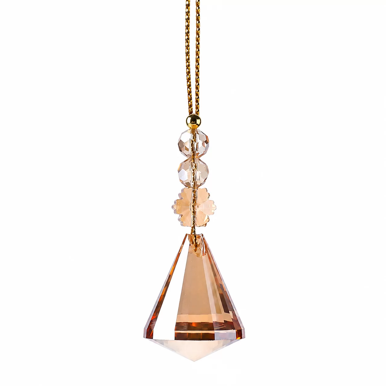 Pink Prism Crystal Ornament – A Delicate Hanging Accent for Home & Gifts view 4