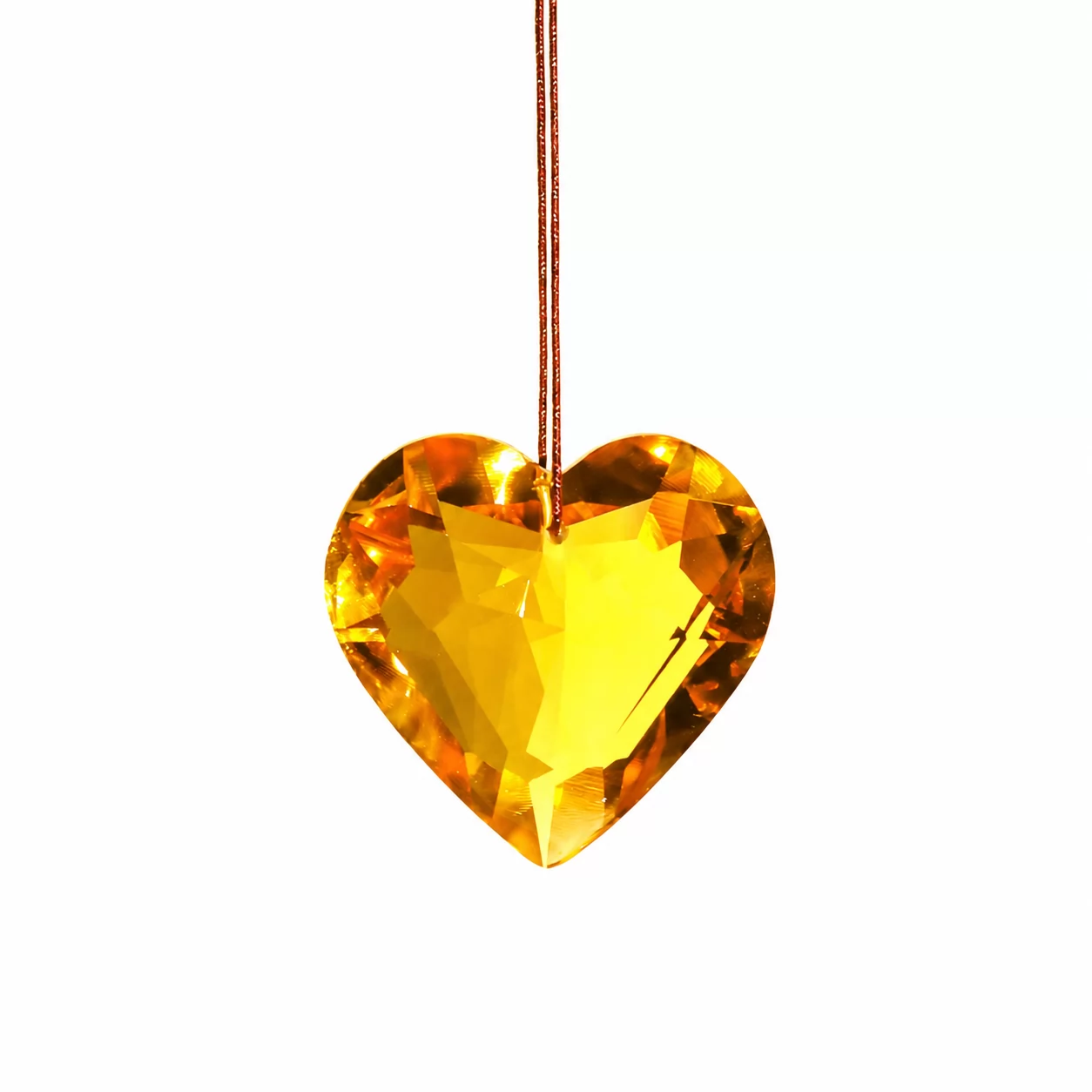 Pink Crystal Heart Suncatcher – A Sparkling Hanging Ornament for Love & Home view 6