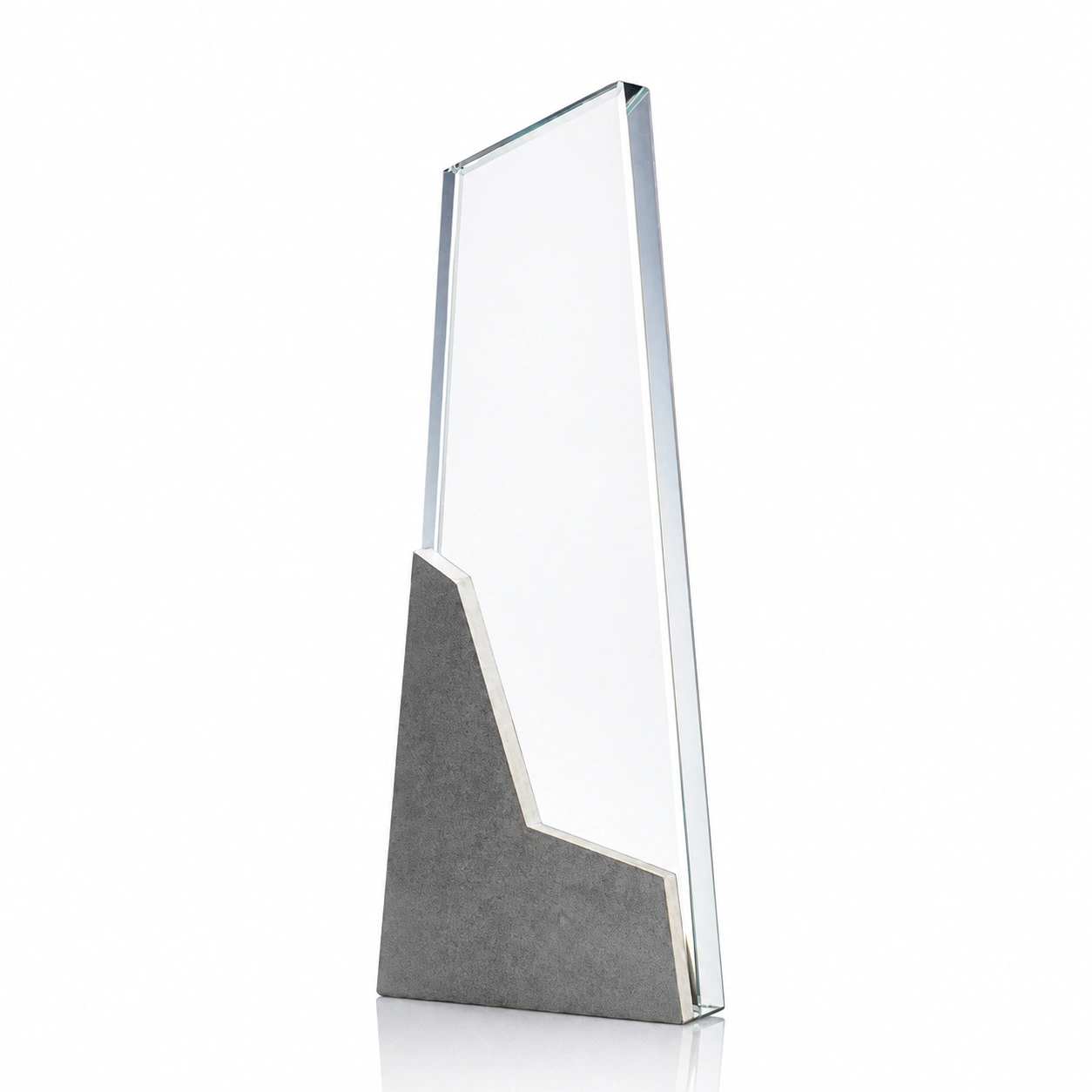 Blue Summit Crystal Award – Custom Mountain Achievement & Corporate Recognition Trophy view 2