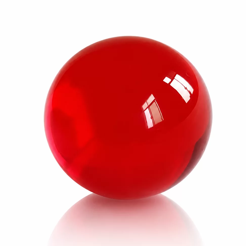 Sapphire Glass Sphere Sculpture for Elegant Home & Office Decor view 4
