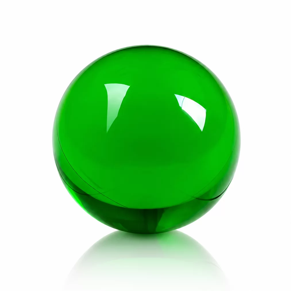 Sapphire Glass Sphere Sculpture for Elegant Home & Office Decor view 6