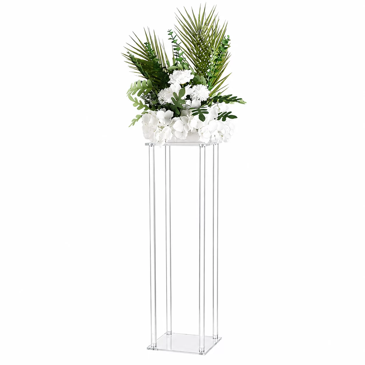 Premium Crystal Flower Floor Stand for Hotel Lobby, Wedding & Interior Decoration