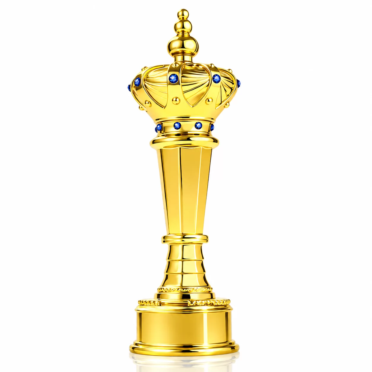Royal Crown Resin Award with Gold Finish for Competitions & Recognition Even