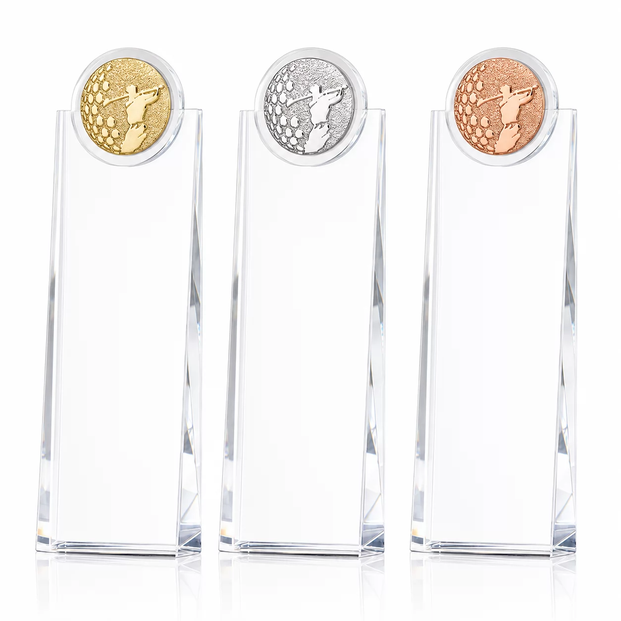 Honor Medal Crystal Award for Corporate Milestones & Distinguished Service view 2