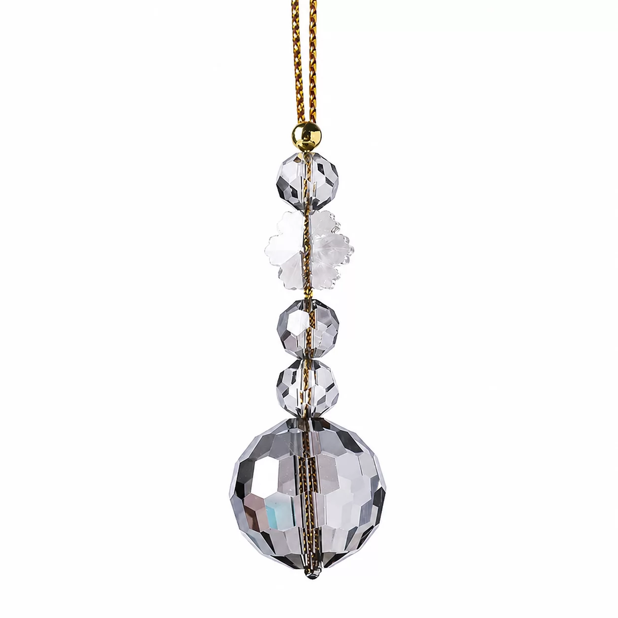 The Blue Prism Collection – Faceted Crystal Pendant with Ocean Inspired Beauty view 4