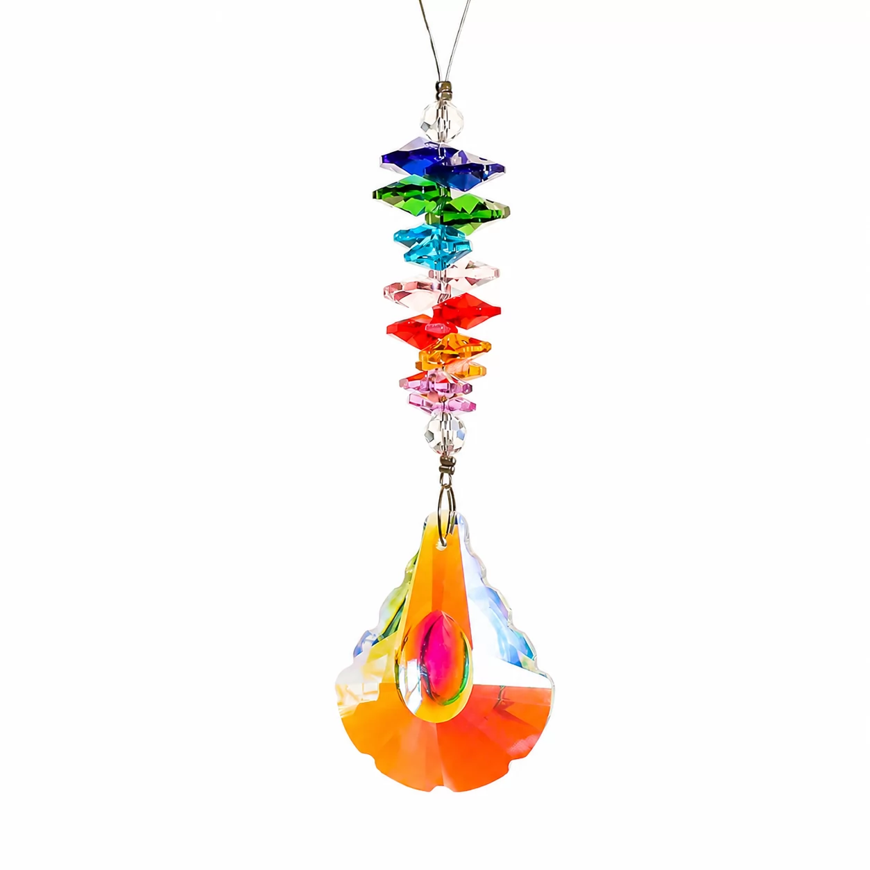 The Crystal Prism Cascade – Colorful Hanging Decor with Radiant Reflections
