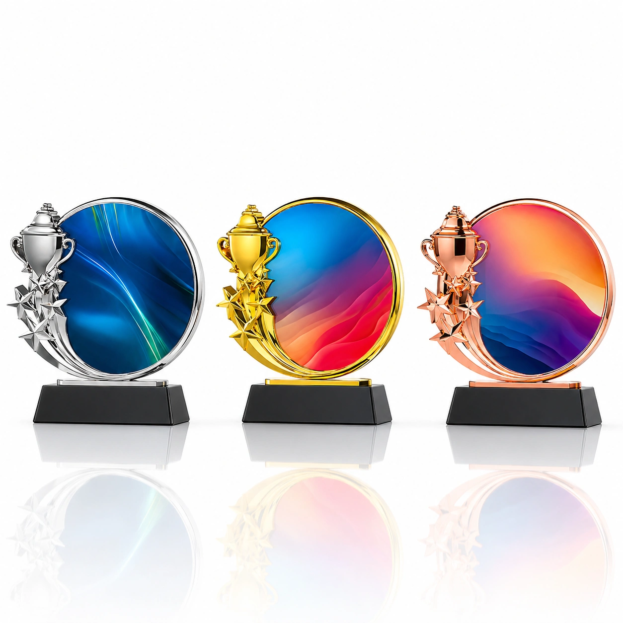 Round Cup Crystal Award – Custom Winner & Corporate Recognition Trophy