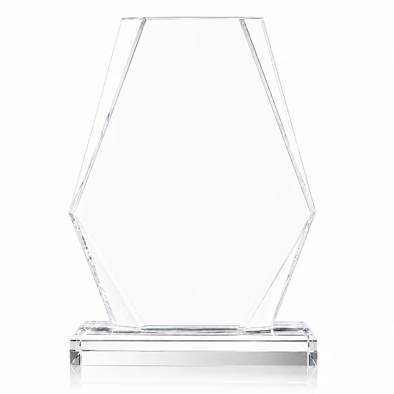 Hexagon Clear Acrylic Award for Outstanding Performance & Recognition Awards