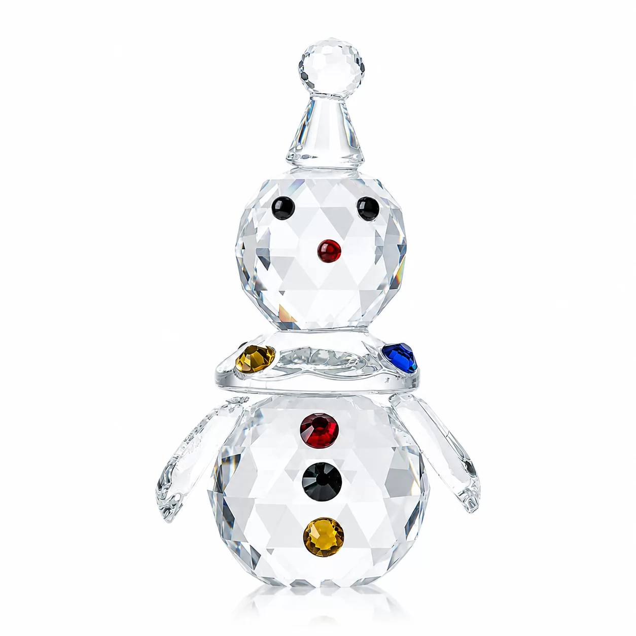The Crystal Snowman Family – A Festive Winter Keepsake for Holiday Interiors