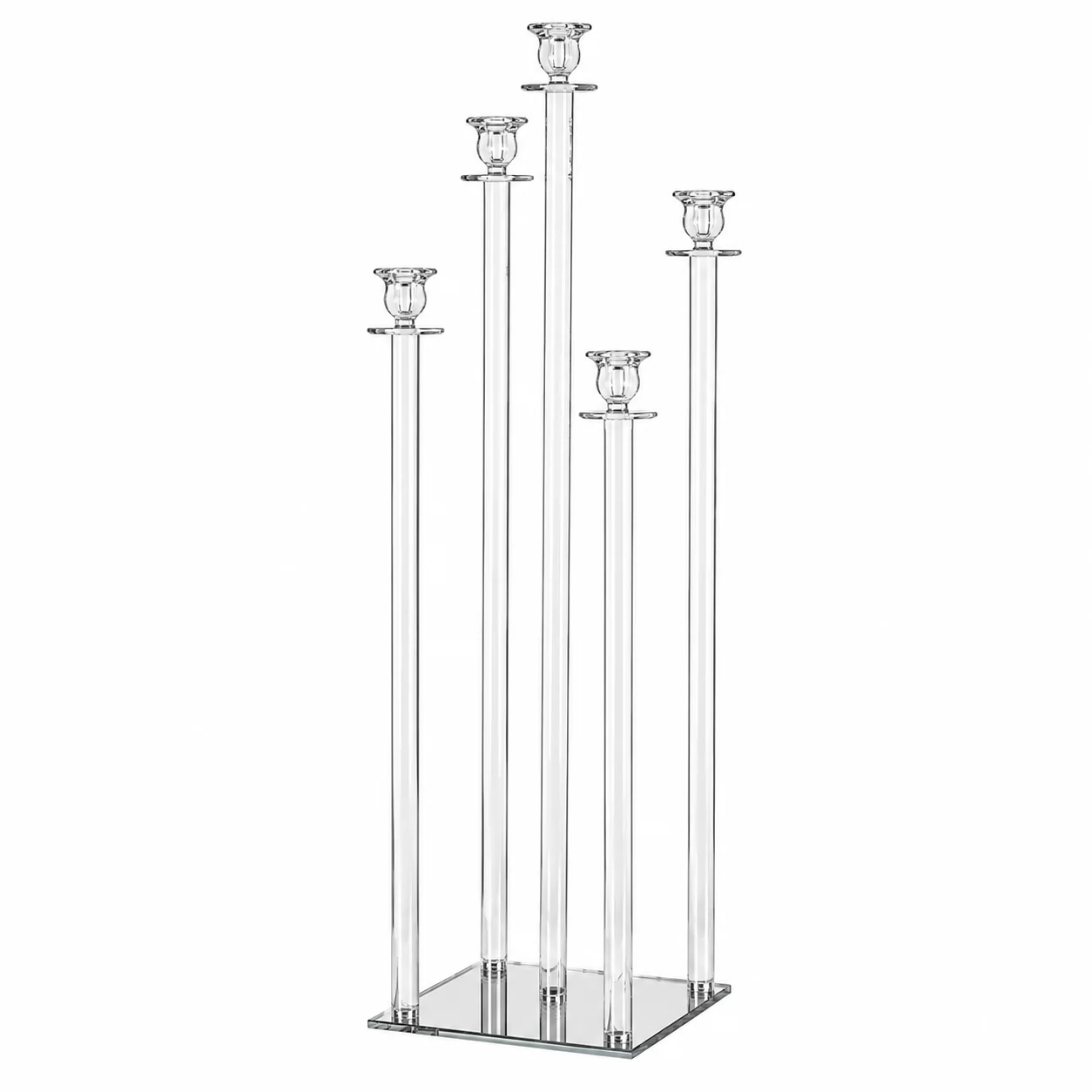 European Style 5-Light Crystal Candelabra for Luxury Dining & Interior Decor