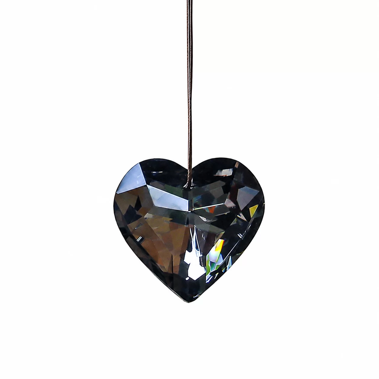 Pink Crystal Heart Suncatcher – A Sparkling Hanging Ornament for Love & Home view 4