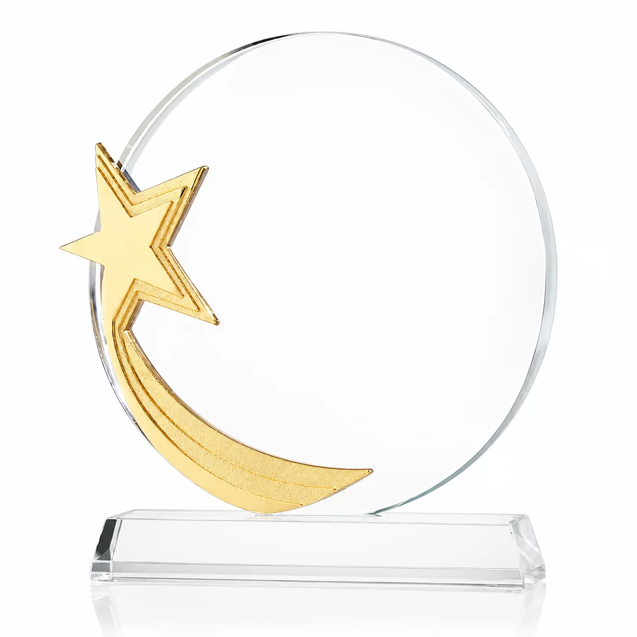 Star of Distinction Crystal Plaque for Employee of the Year & Annual Honors