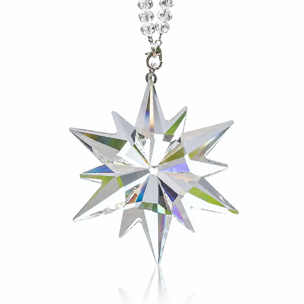 The Golden Crystal Star – A Celestial Light Catcher for Festive Interiors view 3